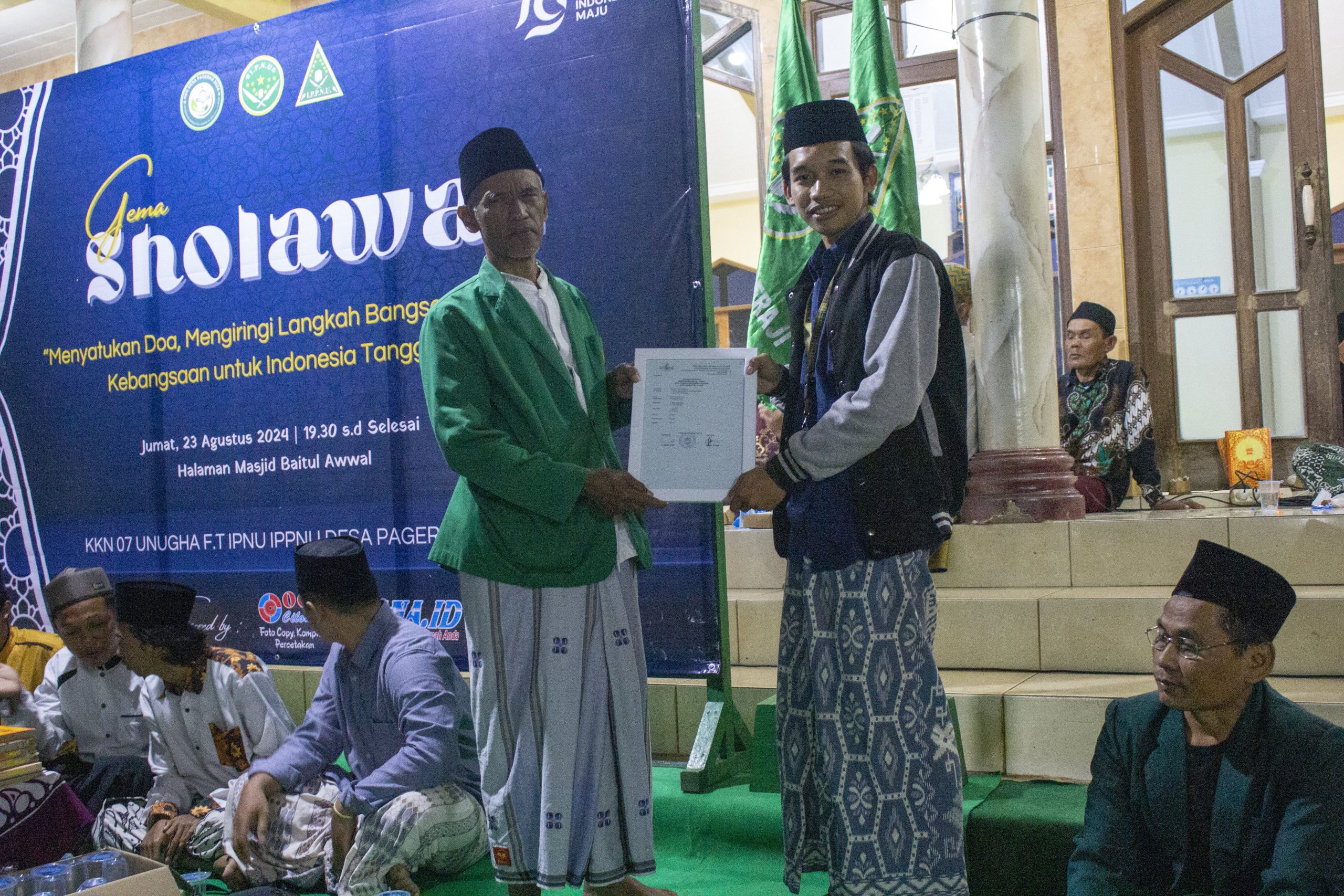 Gema Sholawat di Masjid Baitul Awwal